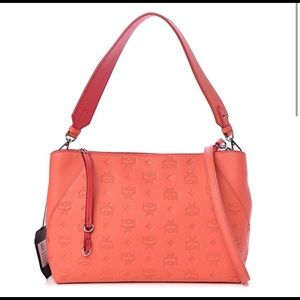 Authentic MCM Klara shoulder bag with crossbody strap